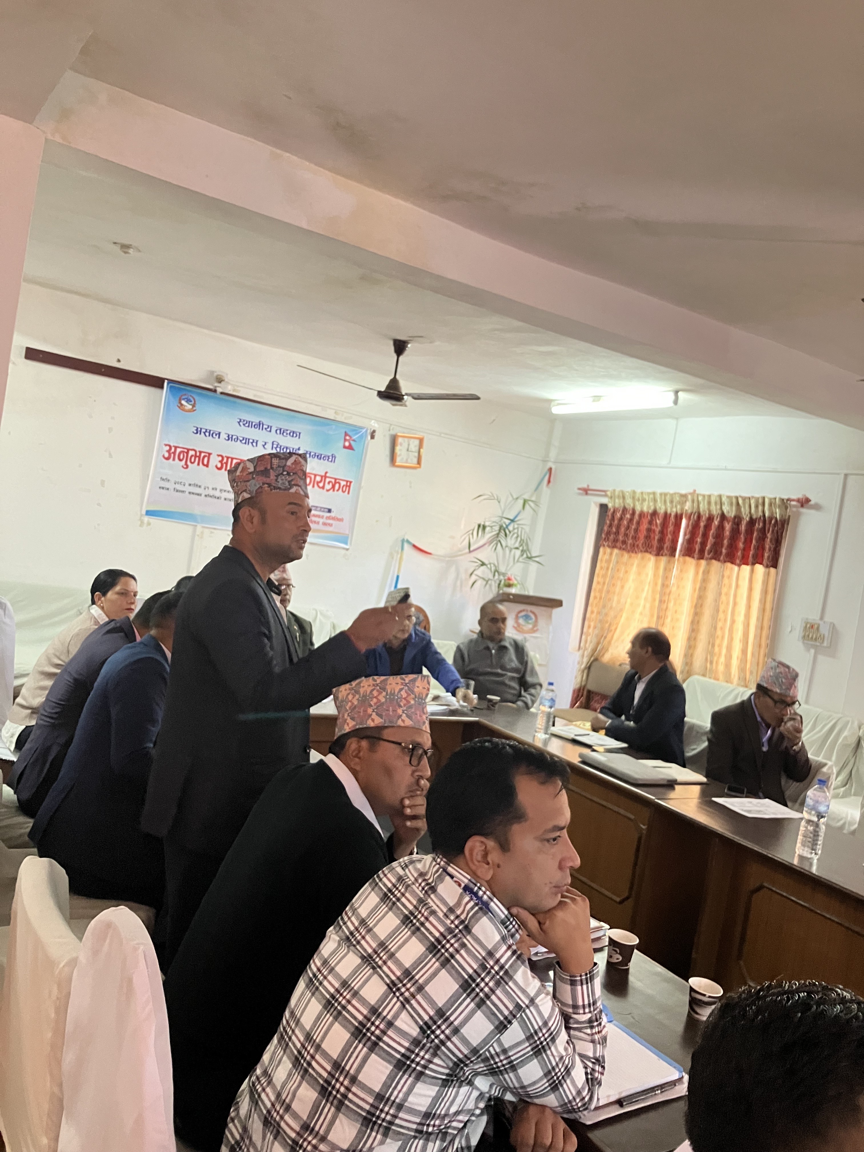 स्थानीय तहका  असल अभ्यास र सिकाई सम्बन्धी अनुभव आदान प्रदान कार्यक्रमका झलकहरु